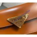 Prada Brushed leather shoulder bag PD1BD345-caramel