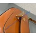 Prada Brushed leather shoulder bag PD1BD345-caramel
