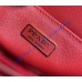 Prada Brushed leather shoulder bag PD1BD345-red