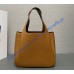 Prada Medium leather tote PD1BG335-light-brown