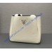 Prada Medium leather tote PD1BG335-white