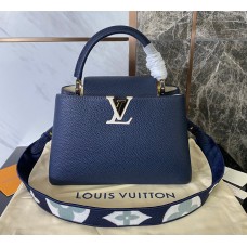 Louis Vuitton Capucines MM Bag M59438-blue