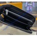 Louis Vuitton Mahina Leather Zippy Wallet M61867-black