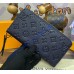 Louis Vuitton Monogram Empreinte Leather Zippy Wallet M62121-dark-blue