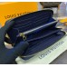 Louis Vuitton Monogram Empreinte Leather Zippy Wallet M62121-dark-blue