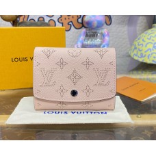 Louis Vuitton Mahina Leather Iris Compact Wallet M62542-pink