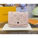 Louis Vuitton Mahina Leather Iris Compact Wallet M62542-pink