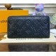 Louis Vuitton Monogram-embossed Lambskin Zippy Wallet M81510