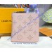 Louis Vuitton Mahina Leather Zippy Compact Wallet M81558-pink