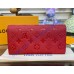 Louis Vuitton Monogram Empreinte Sarah Wallet M82257-red