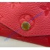 Louis Vuitton Monogram Empreinte Sarah Wallet M82257-red