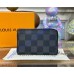 Louis Vuitton Damier Ebene Zippy Coin Purse N63070-black