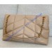Saint Laurent LOULOU PUFFER Medium bag in quilted lambskin YSL577475A-tan