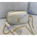 Saint Laurent Mini Lou In Quilted Leather YSL585040A-beige