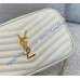 Saint Laurent Mini Lou In Quilted Leather YSL585040A-beige
