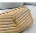 Saint Laurent Mini Lou In Quilted Leather YSL585040A-tan