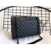 Saint Laurent Envelope Medium In Matelasse Lambskin YSL600185C-black