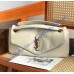 Saint Laurent Calypso small in grained lambskin YSL734153-cream