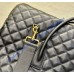 Saint Laurent Es Giant Travel Bag In Quilted Leather YSL736009-black