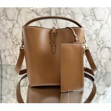 Saint Laurent Le 37 In Calfskin Leather YSL742828-caramel