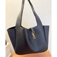 Saint Laurent Bea In Grained Leather YSL763435-black