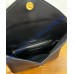 Saint Laurent Cassandre Small Envelope Pouch In Lambskin YSL764931-black