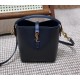 Saint Laurent Le 37 Mini In Shiny Leather YSL765870-black