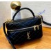 Saint Laurent Gaby Vanity Bag In Lambskin YSL766731-black