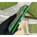 Gucci leather interior GG long card case GUW768249-green