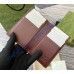 Gucci leather interior GG long card case GUW768249-wine