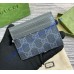 Gucci Bi-color GG card case GUW795230-black-grey