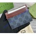Gucci Bi-color GG card case GUW795230-black-wine