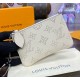 Louis Vuitton Mahina Leather Key Pouch M69508-beige