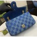 Gucci GG Marmont small shoulder bag GU443497-DN-blue