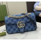 Gucci GG Marmont small shoulder bag GU443497-DN-blue