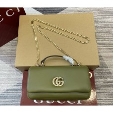 Gucci GG Milano mini top handle bag GU806017-green