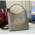 Gucci GG Emblem medium bucket bag GU815103-brown
