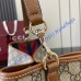 Gucci GG Emblem medium bucket bag GU815103-brown