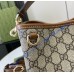 Gucci GG Emblem small bucket bag GU815118-brown