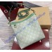 Gucci GG Emblem small bucket bag GU815118-green