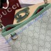 Gucci GG Emblem small bucket bag GU815118-green