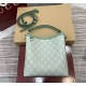 Gucci GG Emblem small bucket bag GU815118-green