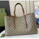 Gucci GG Emblem Large tote bag GU815213-brown