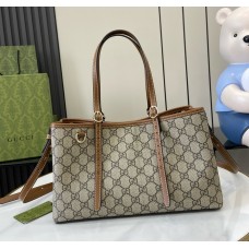 Gucci GG Emblem Medium tote bag GU815214-brown