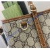 Gucci GG Emblem Medium tote bag GU815214-brown