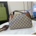 Gucci GG Emblem small shoulder bag GU815218-brown