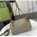Gucci GG Emblem small shoulder bag GU815218-brown
