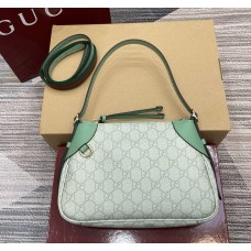Gucci GG Emblem small shoulder bag GU815218-green