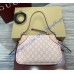 Gucci GG Emblem small shoulder bag GU815218-pink