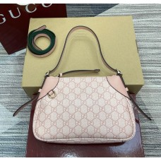 Gucci GG Emblem small shoulder bag GU815218-pink